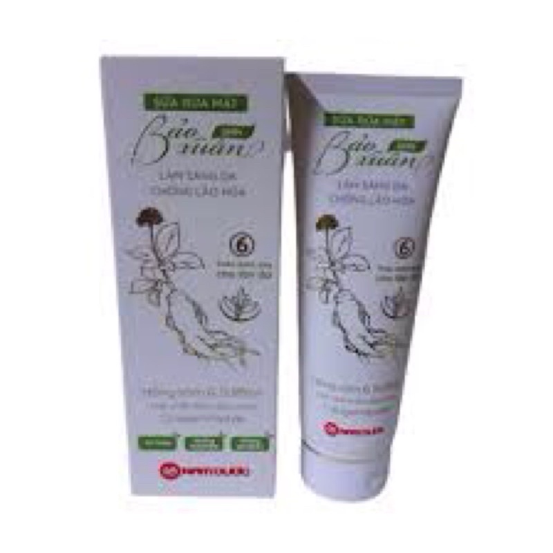 Sữa Rửa Mặt Thảo Dược Bảo Xuân Tuýp 50g skin