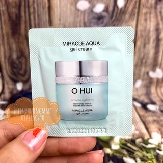 Sample Kem Dưỡng OHUI Cấp Nước Dưỡng Ẩm Dành Riêng Cho Da Dầu Nhờn, Nhạy Cảm Ohui Miracle Aqua Gel Cream