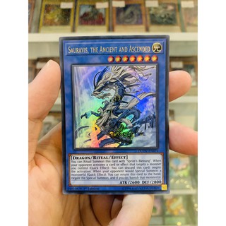 Thẻ Bài YugiOh! Mã DUOV-EN075 - Sauravis, the Ancient and Ascended - Ultra Rare - 1st Edition