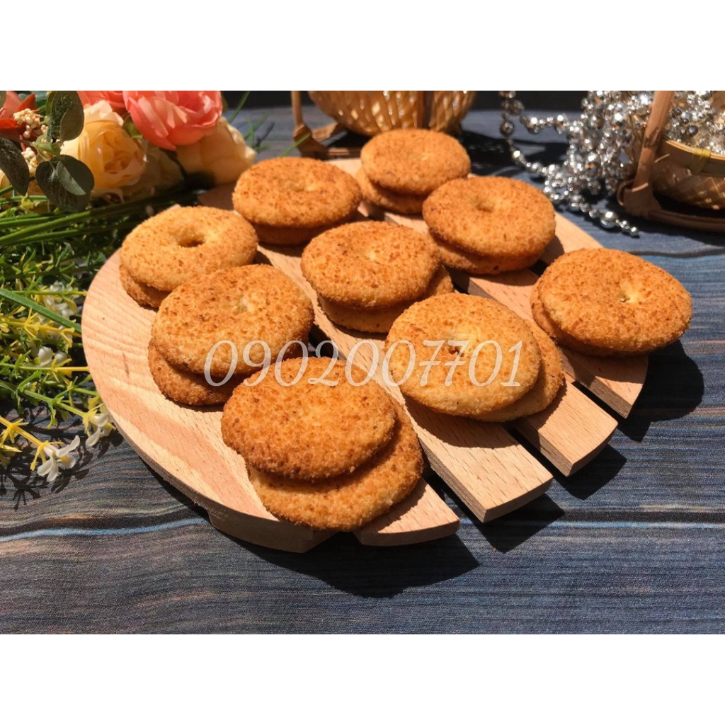 Bánh vòng dừa nướng thơm ngon 100g/200g/500g- Đồ ăn vặt