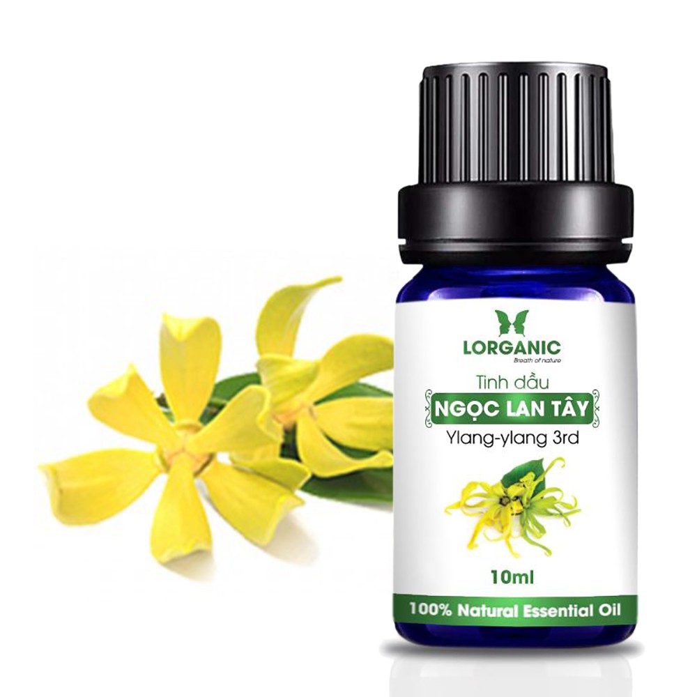 Tinh dầu ngọc lan tây Lorganic Ylang-Ylang 100% Natural Essential Oil 10ml