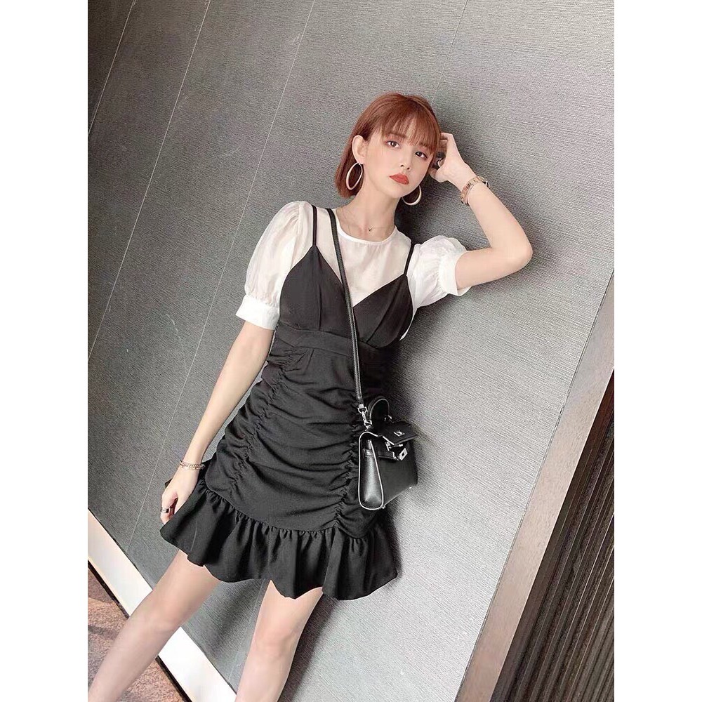 SET YẾM VÁY NHÚNG BÈO BG178204