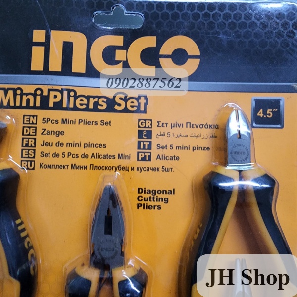4.5&quot; Bộ 5 kìm mini INGCO HMPS01115