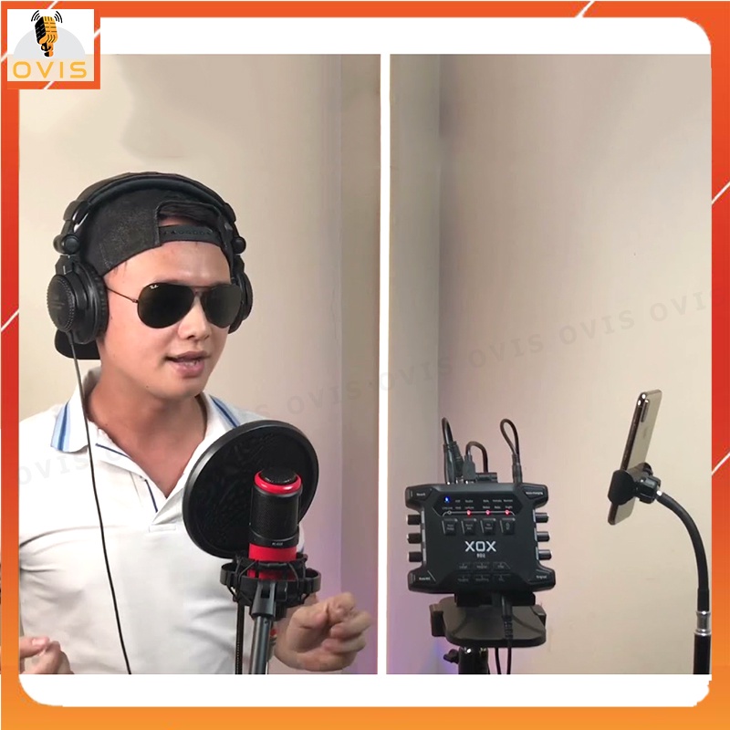 XOX BD2 - Sound Card Bluetooth/48V Hát Karaoke Online, Livestream, Podcast Và Phòng Thu