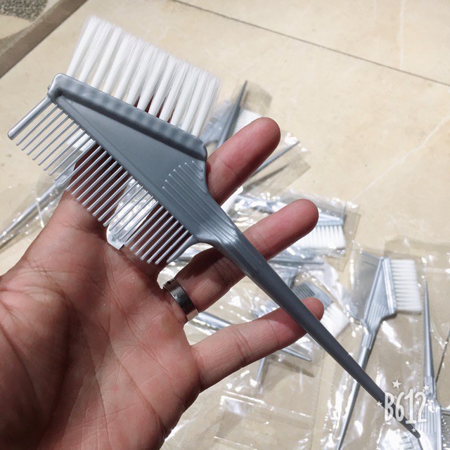 Dụng cụ nhuộm tóc cao cấp đủ bộ, Combo lược nhuộm, chén nhuộm