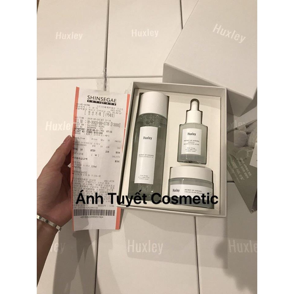 SET DƯỠNG DA HUXLEY 3 MÓN