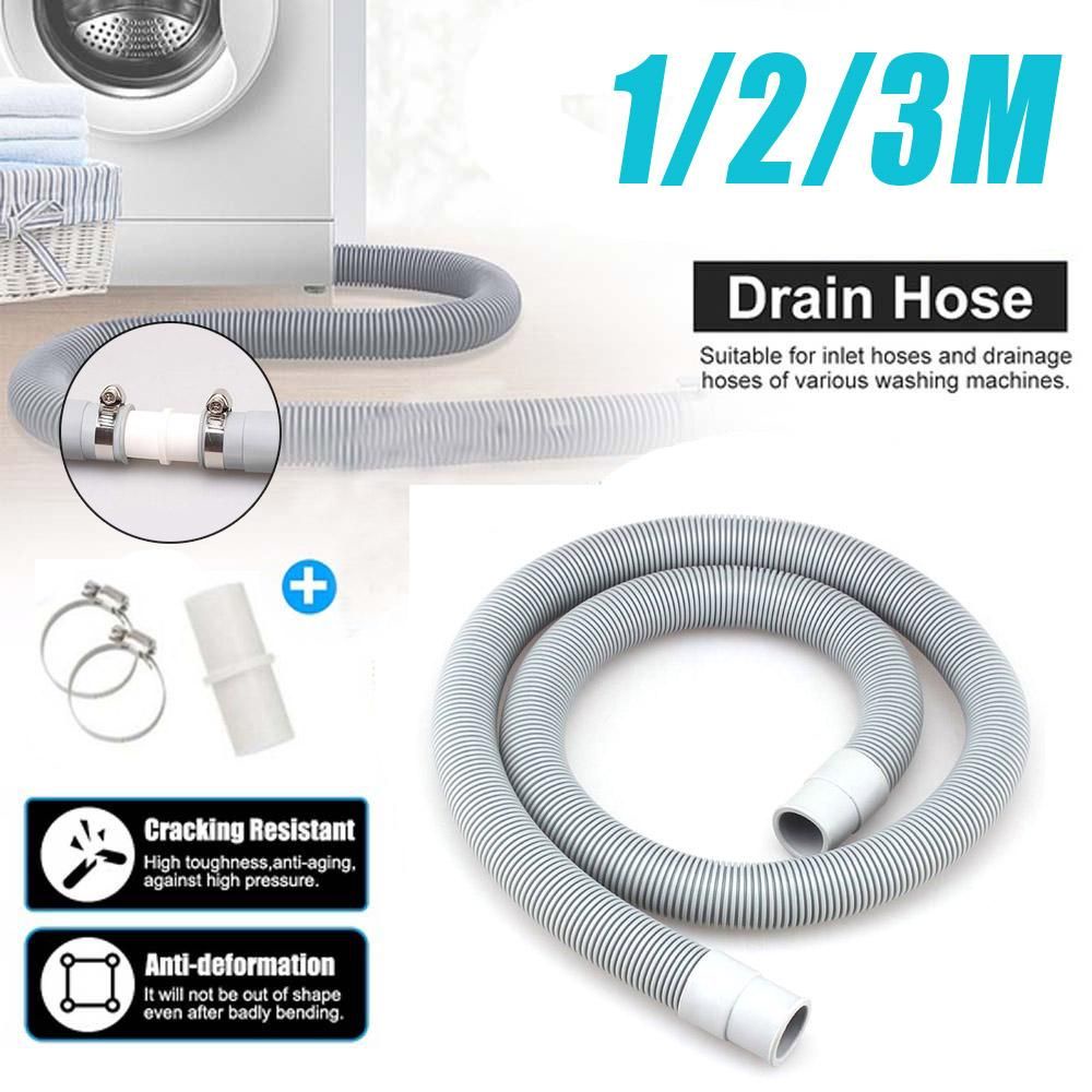 Ống thoát nước bằng nhựa có thể kéo dài 1/2/3m tiện dụng cho máy rửa chén