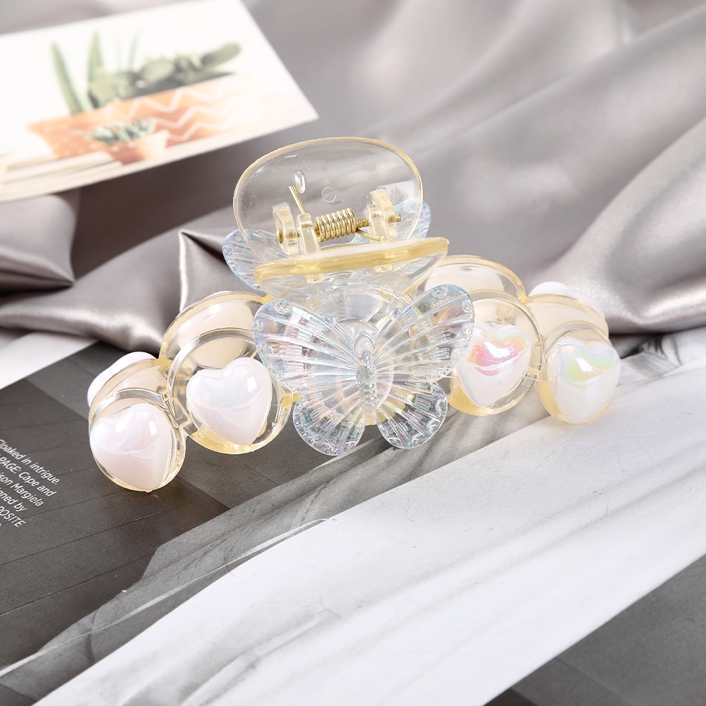 Haimeikang Kẹp Tóc Hình Nơ Màu Kẹo Ngọt Phong Cách Hàn Quốc Thời Trang Cho Nữ