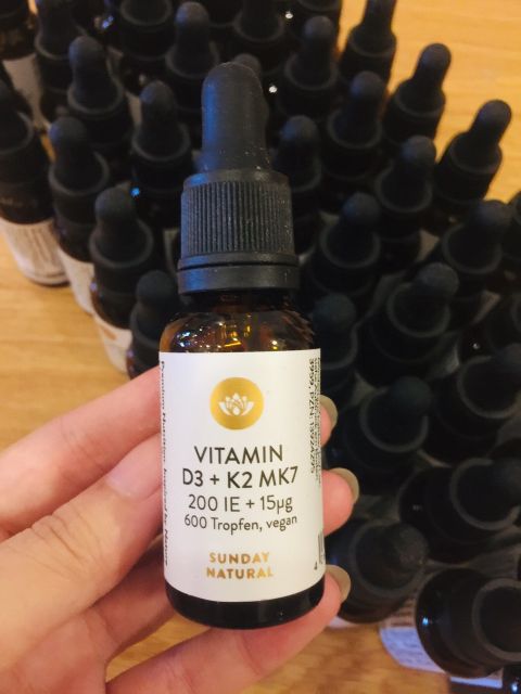 Vitamin D3+K2 MK7 Đức kèm bill