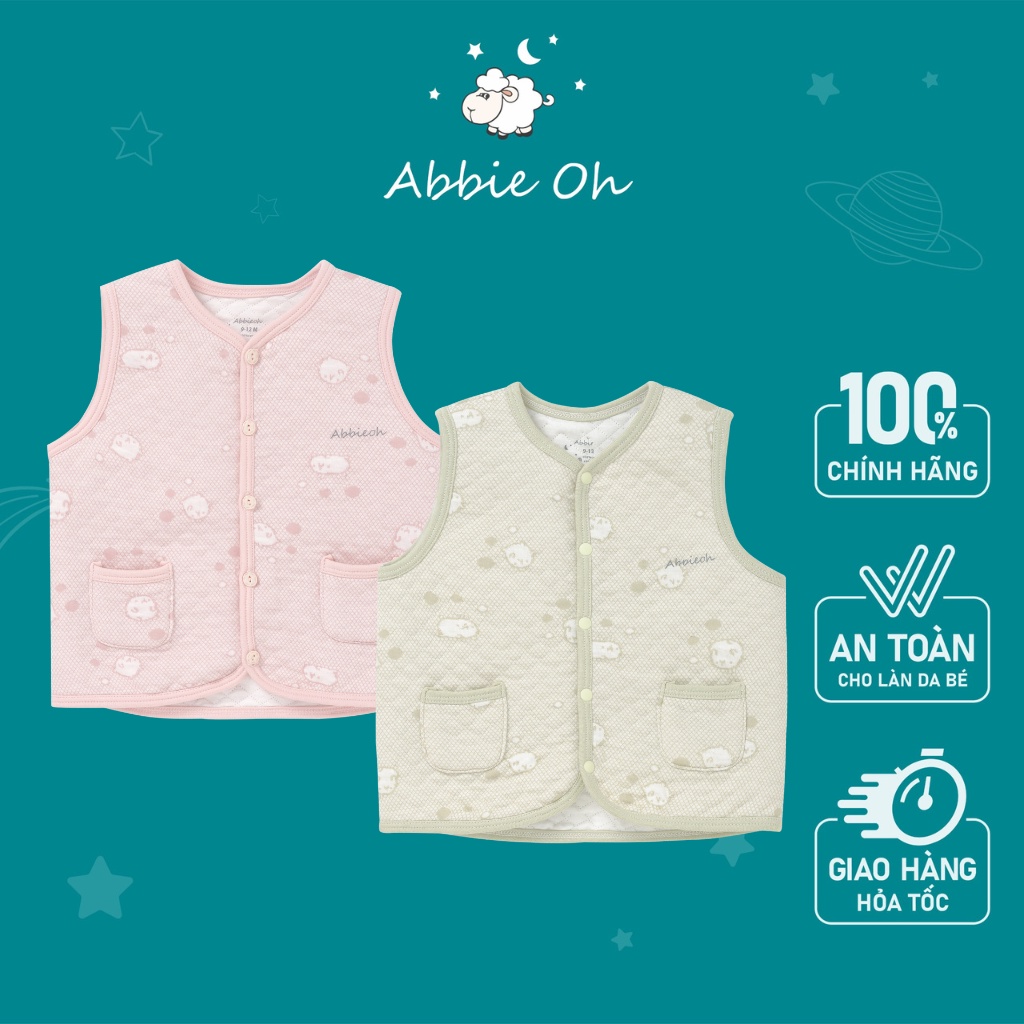 Áo Gile Trần Bông AbbieOh Cho Bé 0-3Y GL462 GL383