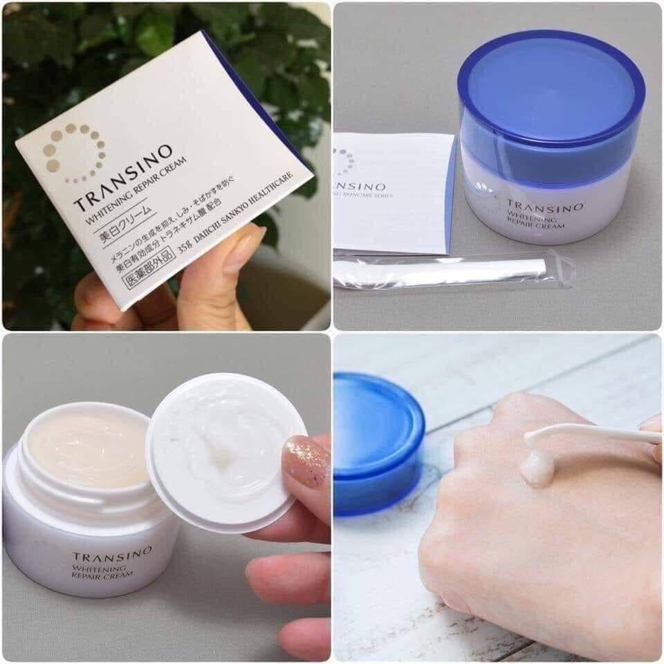 Kem đêm làm mờ nám tàn nhang trắng da Transino 35g mẫu mới