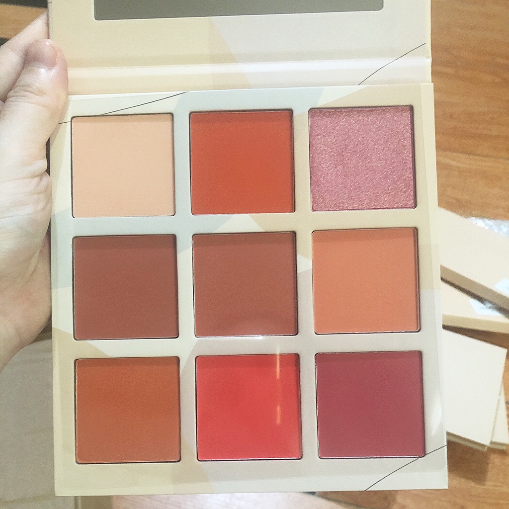 Bảng phấn má siêu mịn, siêu bám Moonslice Beauty 9 ô