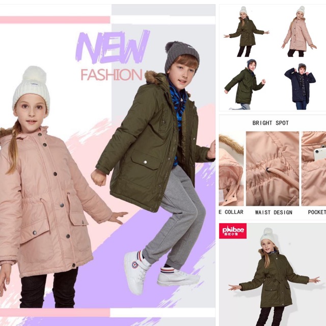 Áo parka phibee kid -jt -ghn