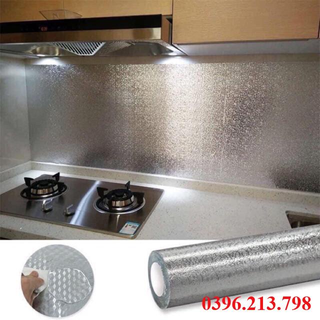 CUỘN GIẤY BẠC DÁN BẾP 2mx60cm