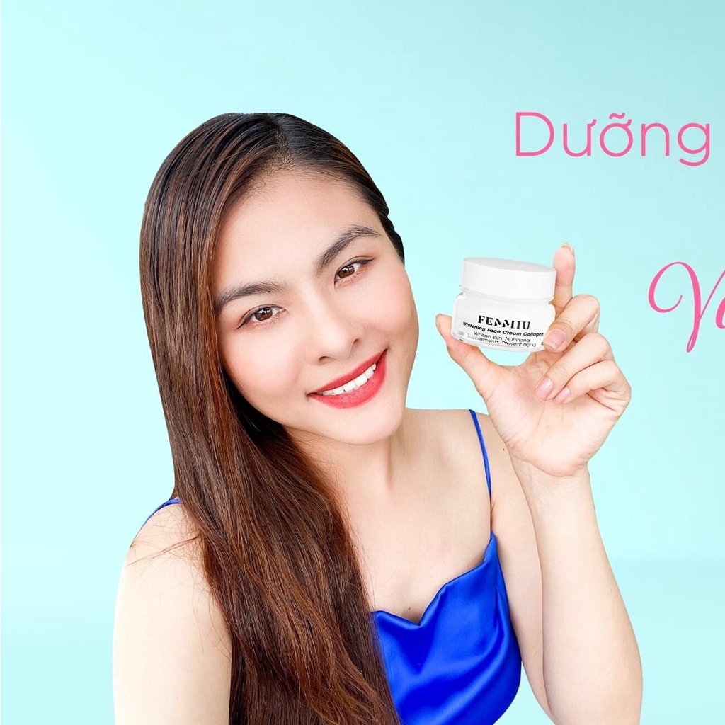 (MUA 2 TẶNG 1 CHÍNH HÃNG) Kem Face Collagen Sữa Non Femmiu Dưỡng Da Căng Bóng Mềm Mịn [ Mẫu Mới Chính Hãng ] (Chính Hãng