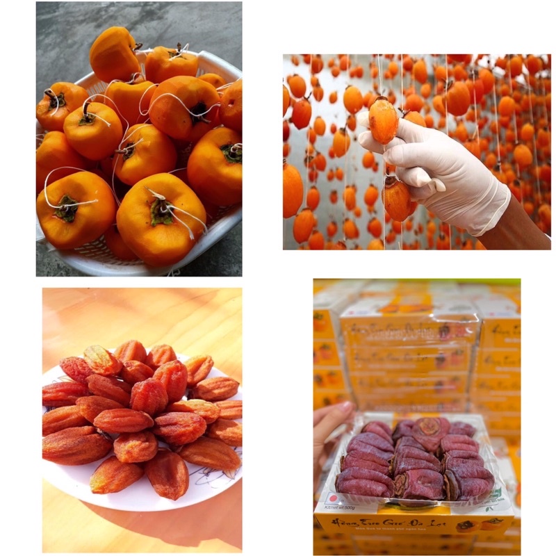 Hồng treo gió Đà Lạt chất lượng loại 1, rẻ. Công nghệ Nhật Bản, ko chất bảo quản