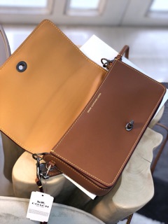 🆘RẺ VÔ ĐỊCH🆘Túi Coach Dinky nâu bò