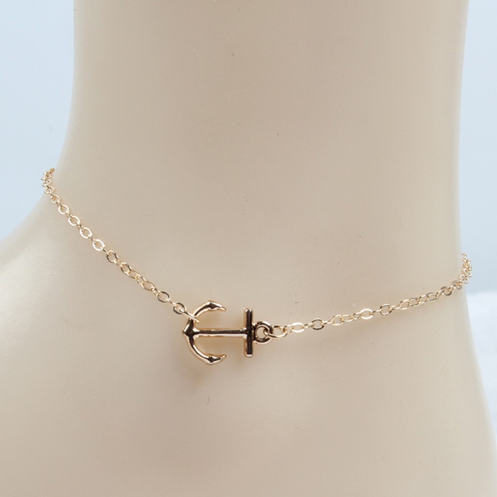 Fashion Charm Anklet Anchor Pandent Chain Factoryoutlet | BigBuy360 - bigbuy360.vn