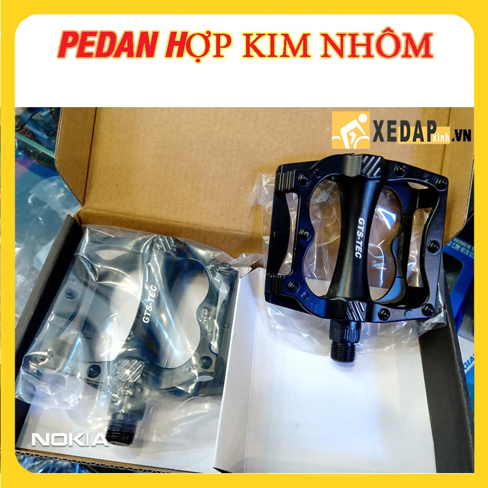 Bàn Đạp Xe Đạp Full Hợp Kim Nhôm Siêu Nhẹ Chống Trượt - Hàng Chính Hãng