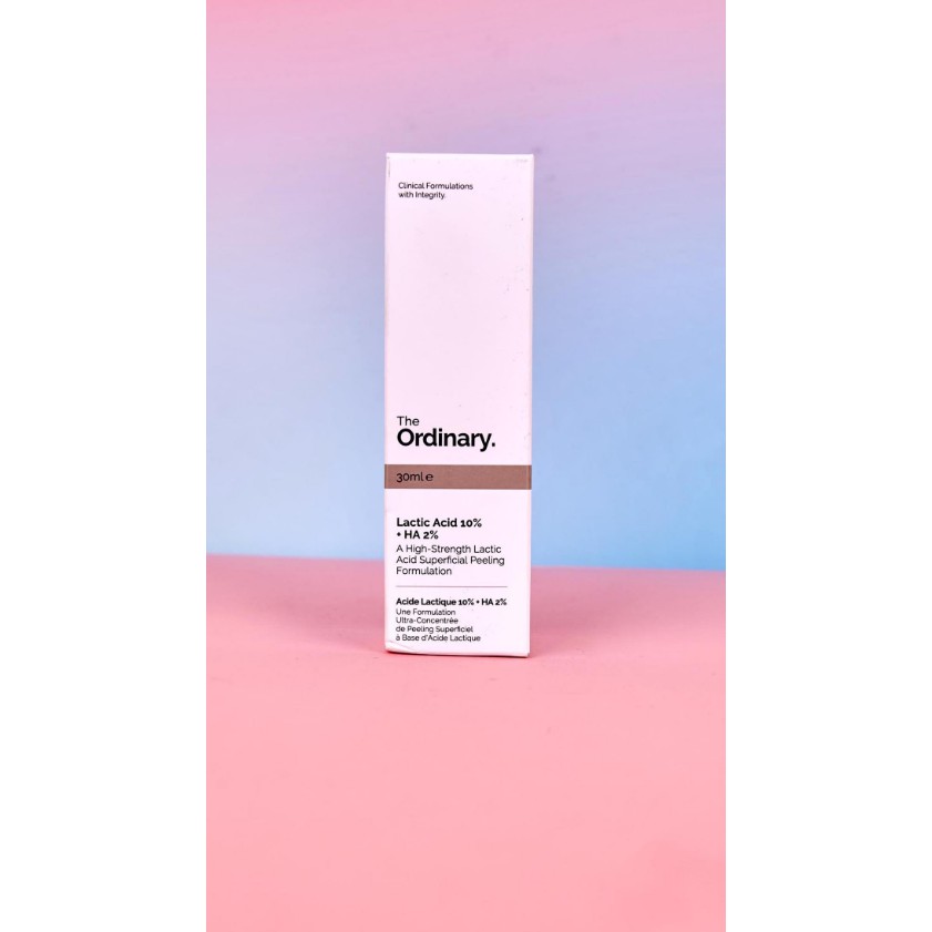 Lactic Acid + HA 30ml The Ordinary - Serum tẩy da chết sáng da mờ thâm