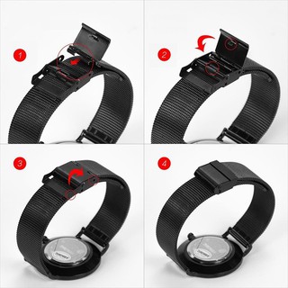 Đồng hồ Unisex SKMEI dây thép lưới chính hãng style tối giản + Tặng hộp đồng hồ sang trọng (Đỏ hoặc đen)