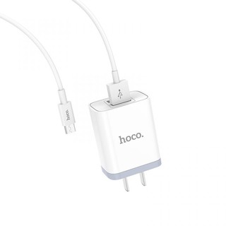 CỦ SẠC HOCO C50 DÒNG 5V / 2.1A / 3C 2 CỔNG RA