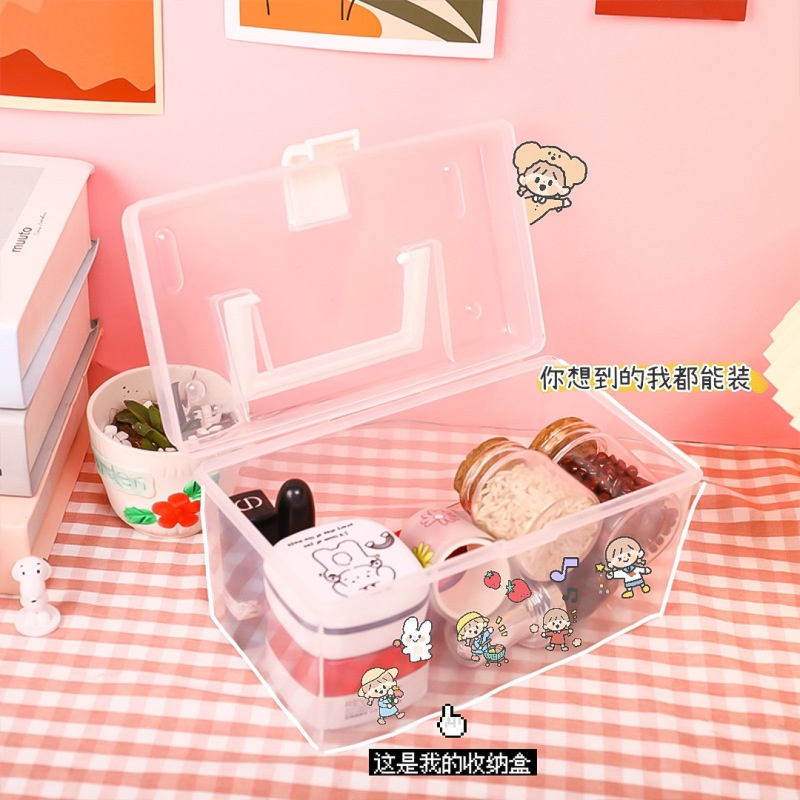 Hộp đựng đồ trong suốt đa năng chống bụi tiện dụng