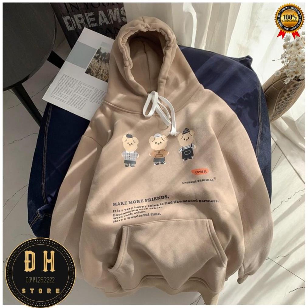 (Mẫu Mới 2021) Áo Hoodie 3 Chú Heo Có Mũ Nam Nữ Chất Nỉ Bông Dày Dặn Form Rộng Unisex- Áo Nỉ Nam Nữ Ulzzang Hoạ Tiết . | BigBuy360 - bigbuy360.vn