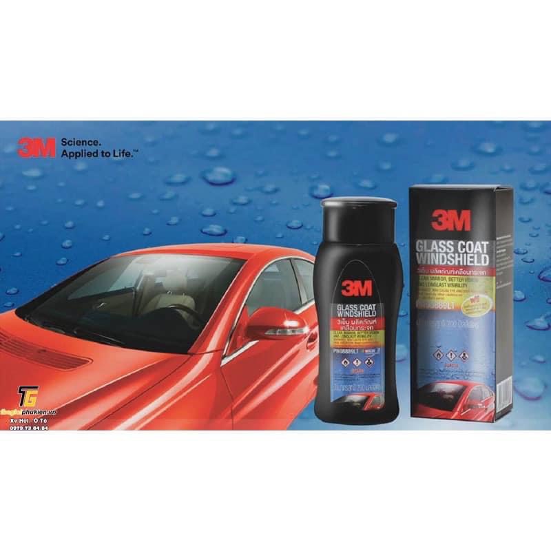 Chai dung dịch chống bám nước trên kính xe Windshield 08889 LT 200ml-chính hãng 3M
