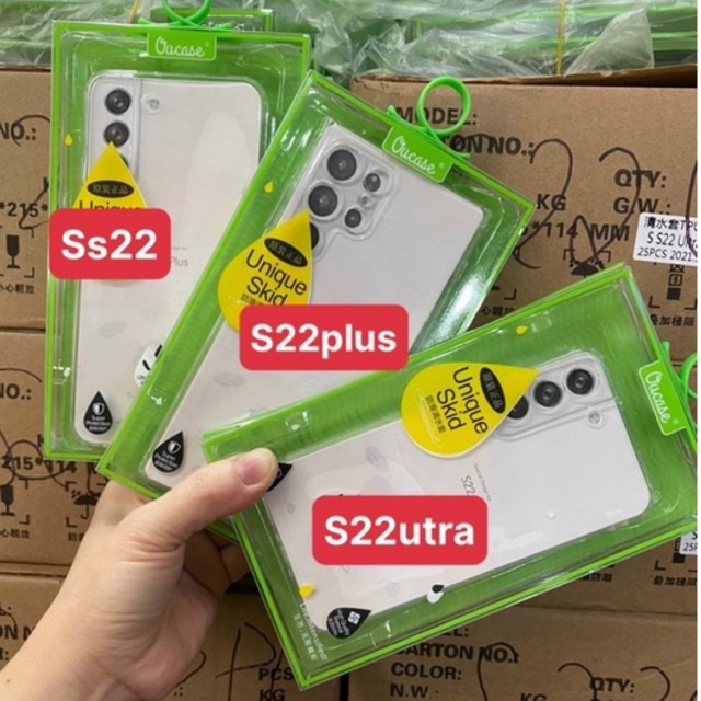 Ốp lưng dẻo Ou Case Samsung S23, S23 Plus, S23 Ultra, S22, S22 Plus, S22 Ultra Silicon dẻo trong suốt chính hãng