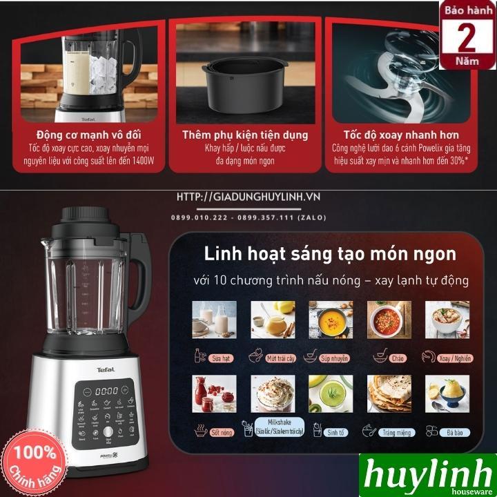 Máy làm sữa hạt nóng lạnh Tefal Perfectmix Cook BL83SD66 - 1.75 lít - 1400W