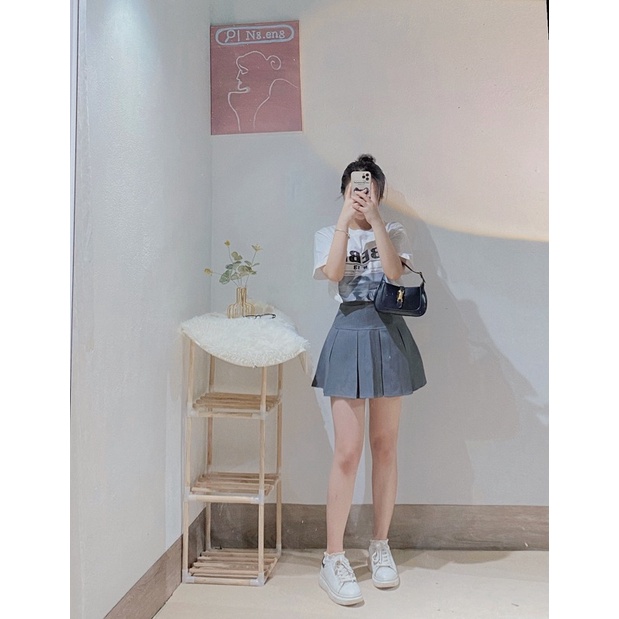 Chân Váy Ngắn Xếp Ly To - Cạp Cao " Kèm Ảnh Thật Ở Cuối " | BigBuy360 - bigbuy360.vn