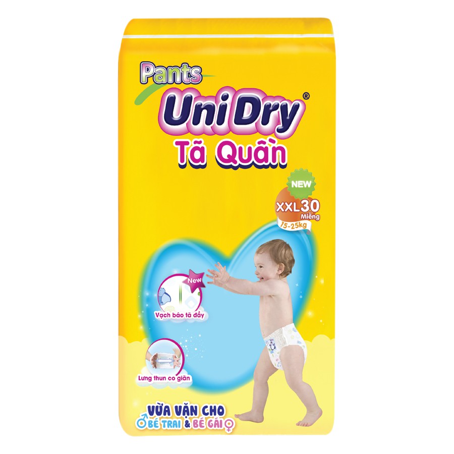 Tã quần Unidry M60 L54 XL48 miếng