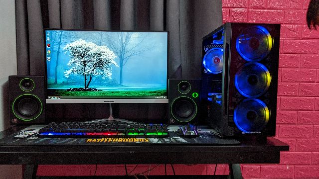 Dàn pc chiến Pubg pc đẹp / Màn 24in cong | BigBuy360 - bigbuy360.vn