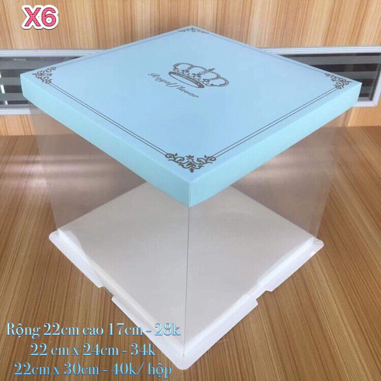 HỘP MEKA ĐỰNG BÁNH SINH NHẬT X4 X5 X6