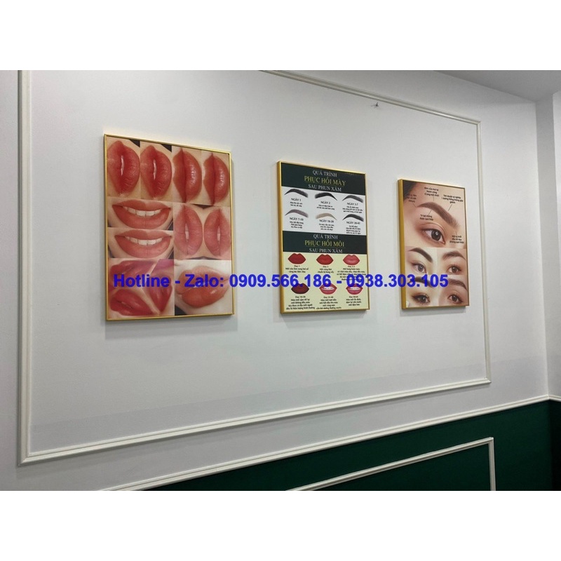 TRANH SPA PHUN XĂM THẨM MỸ PHONG CÁCH HIỆN ĐẠI TO ĐIỂM CHO SPA THẨM MỸ
