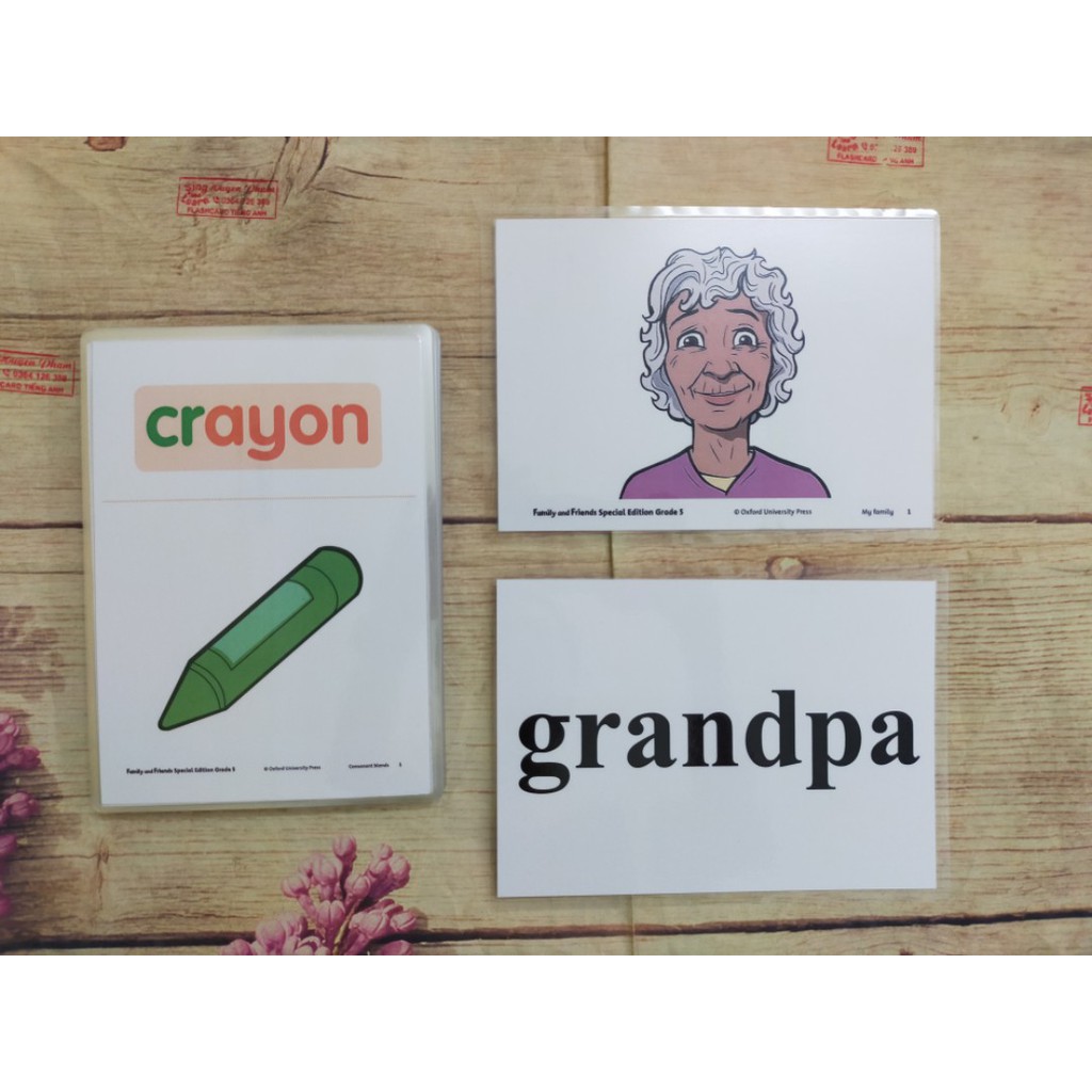 Flashcard Family anh Friends special Edition Grade ̀5 - Phiên Bản Tỉnh