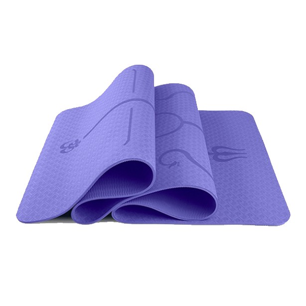 Thảm tập yoga tpe định tuyến yogalink 8mm 1 lớp có túi đựng thảm Sportslink