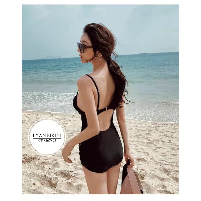 Bikini bigsize, Đồ bơi nữ liền thân 1 mảnh hàng Quảng Châu cao cấp - LYAN BIKINI B25