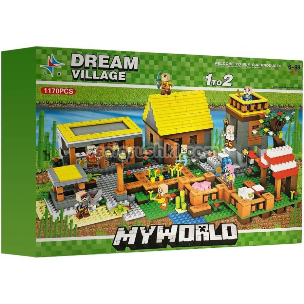 Lego Ghép Hình 1170 Miếng Ghép Game My World SP695