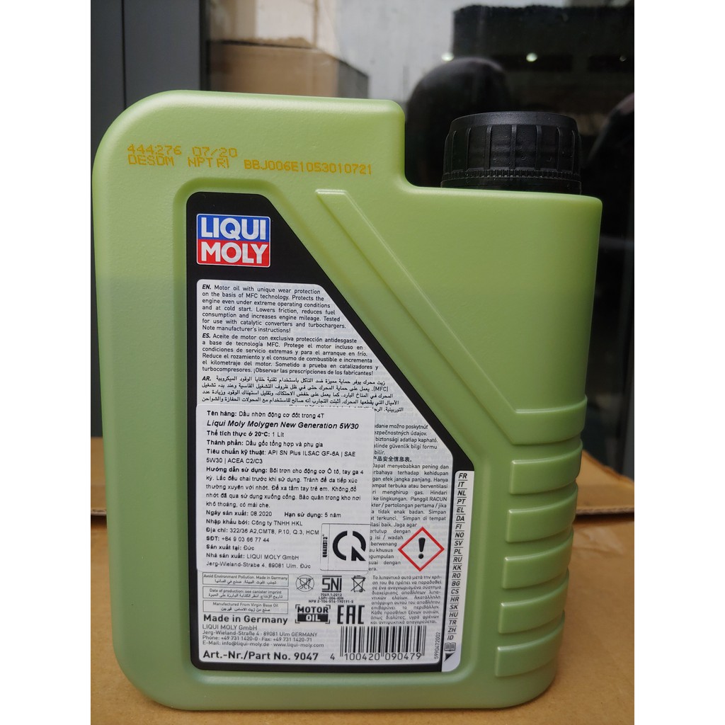 Combo Nhớt LIQUI MOLYGEN 5w30 - Lap LIQUI MOLY 80w90(150ml)