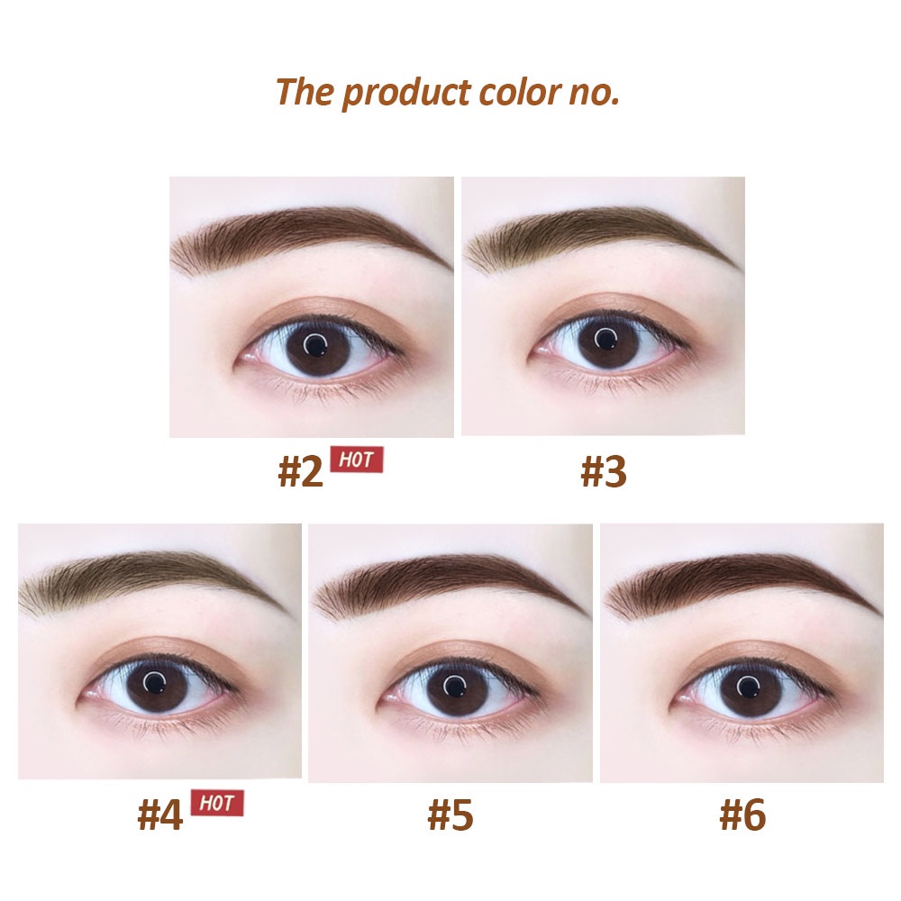 Kem kẻ lông mày hiệu ứng 2 trong 1 dạng bột gel kèm cọ không thấm nước đa công dụng 60g