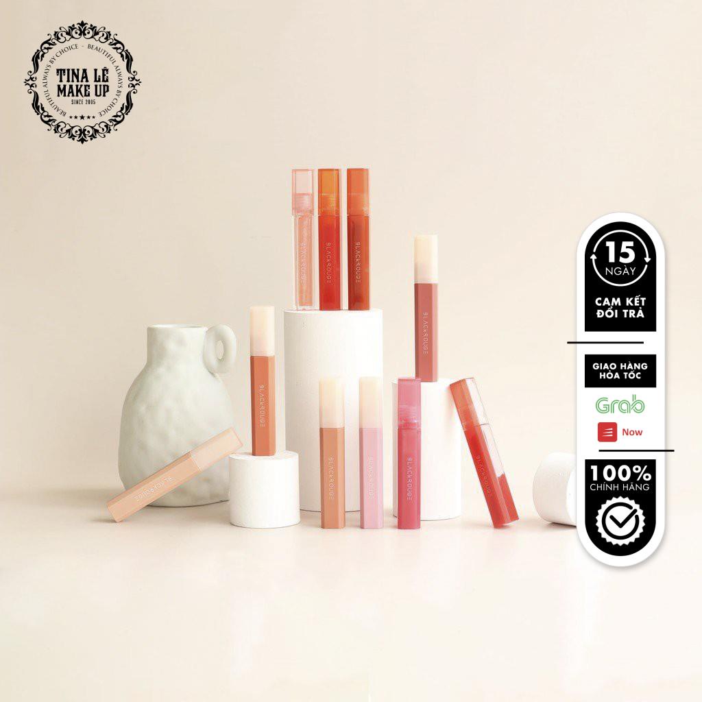 Son Black Rouge Half N Half Tangle Glow/ Son Kem Lì Mịn Mượt Nhẹ Môi BlackRouge Water Velvet HV01 HV02 HV03 HV04 HV05