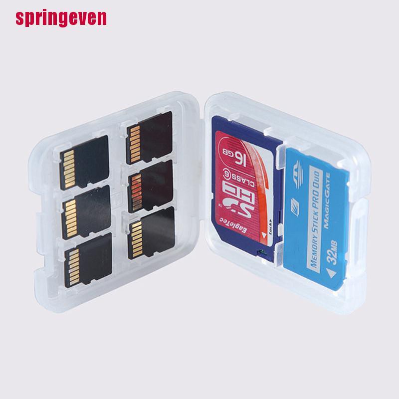 Hộp Đựng Thẻ Nhớ Micro Sd Tf Sdhc Mspd 8 Ngăn