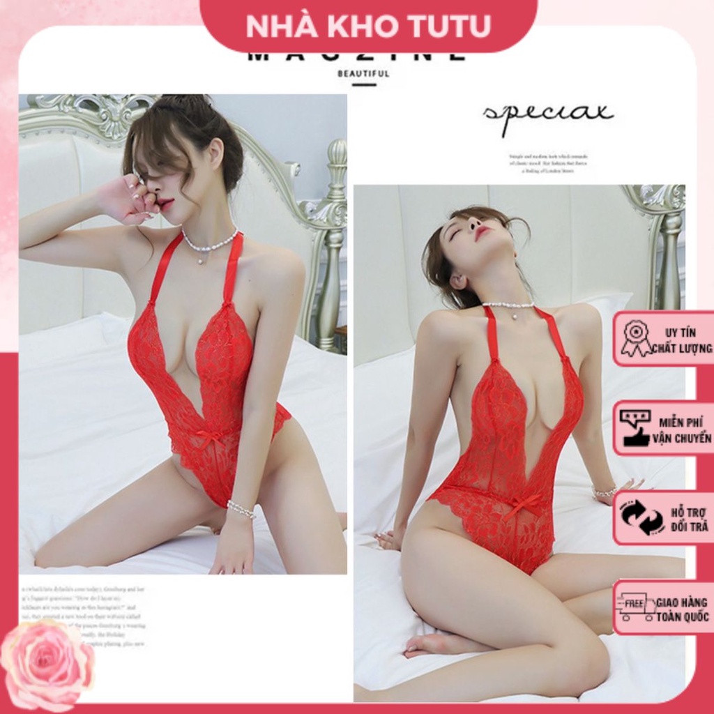 Bộ đồ lót ren liền thân TuTu L052