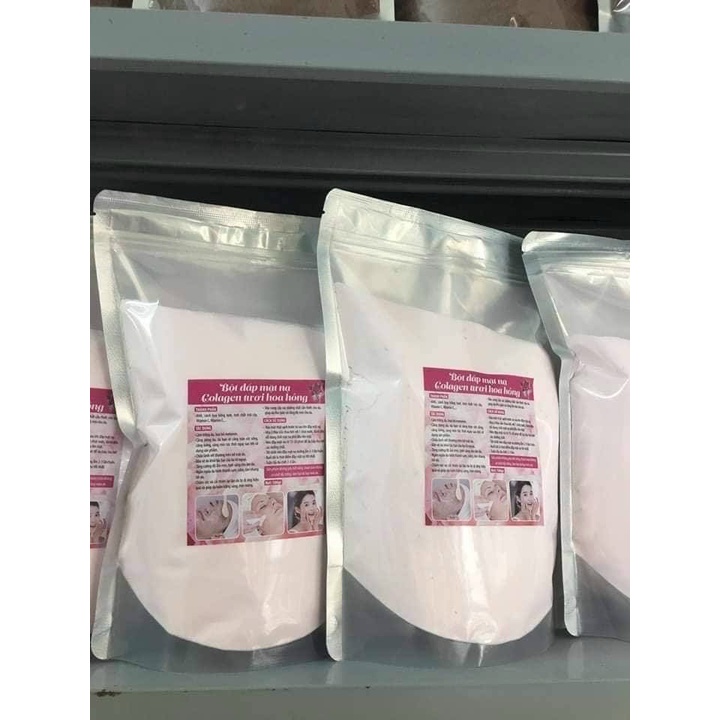 Bột nạ dẻo hoa hồng handmade