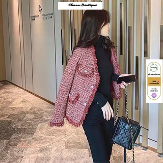 ÁO KHOÁC DẠ , ÁO DẠ NỮ ĐỎ