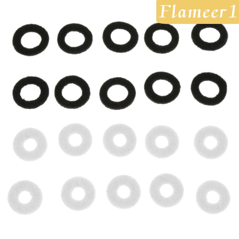 Gói 10 Miếng Đệm Len Nỉ Màu Đen Cho Kèn Trumpeter