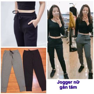 Quần jogger gân tăm zara chất đẹp