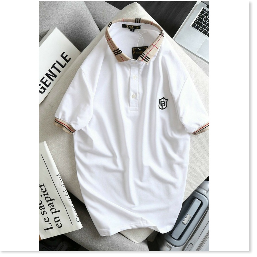 ÁO THUN NAM CỔ TRỤ PHỐI CỰC ĐẸP , SANG CHẢNH ,THỜI TRANG CHO AE KOKO MI